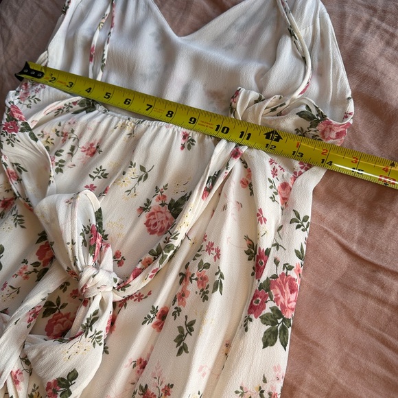 REFORMATION Dietrich Flourish Midi Coquette Slip Dress Spring Bridesmaid size 8 - Picture 16 of 16